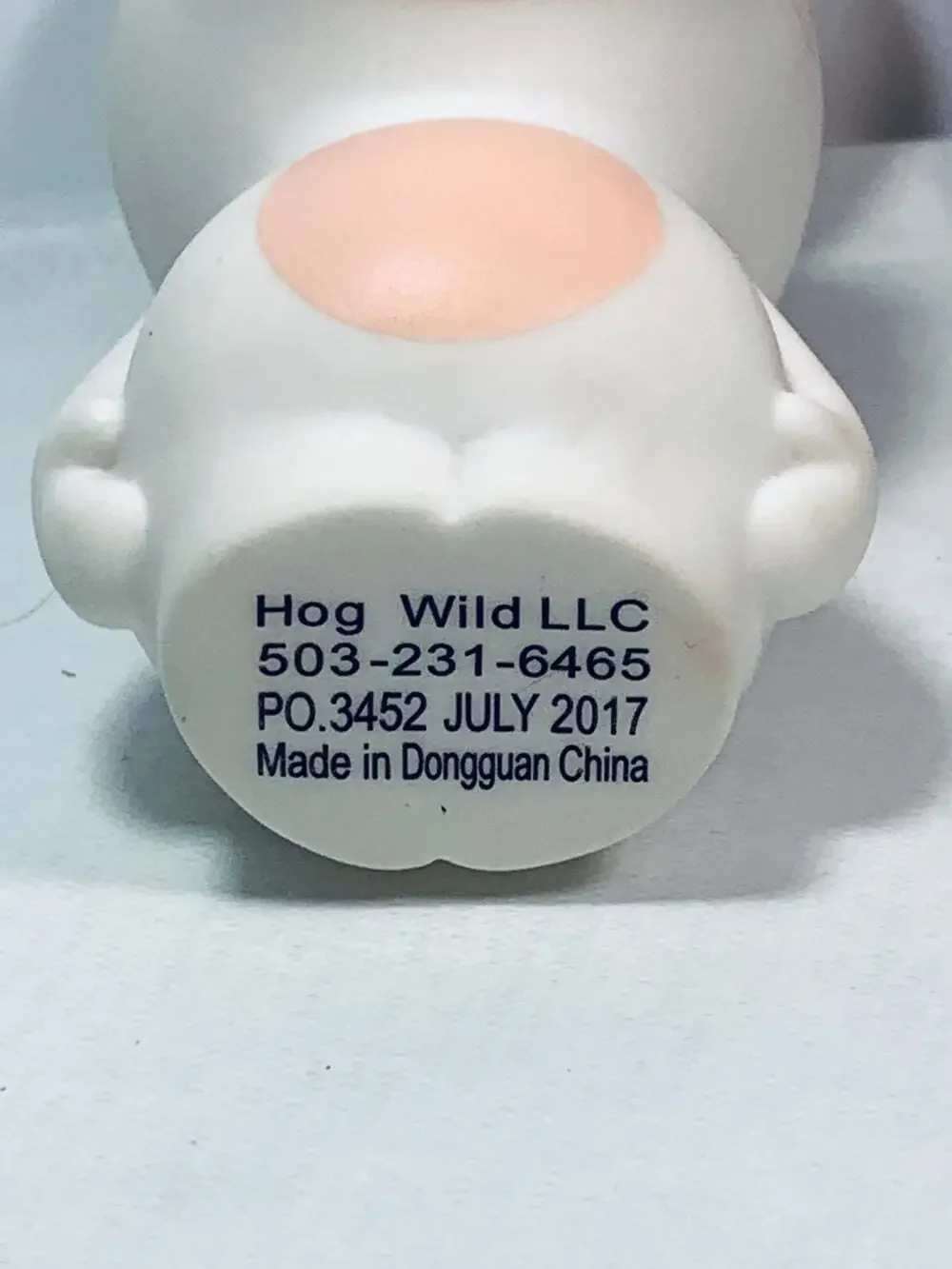 Rare HTF Raving Rabbids ball popping rubber toy